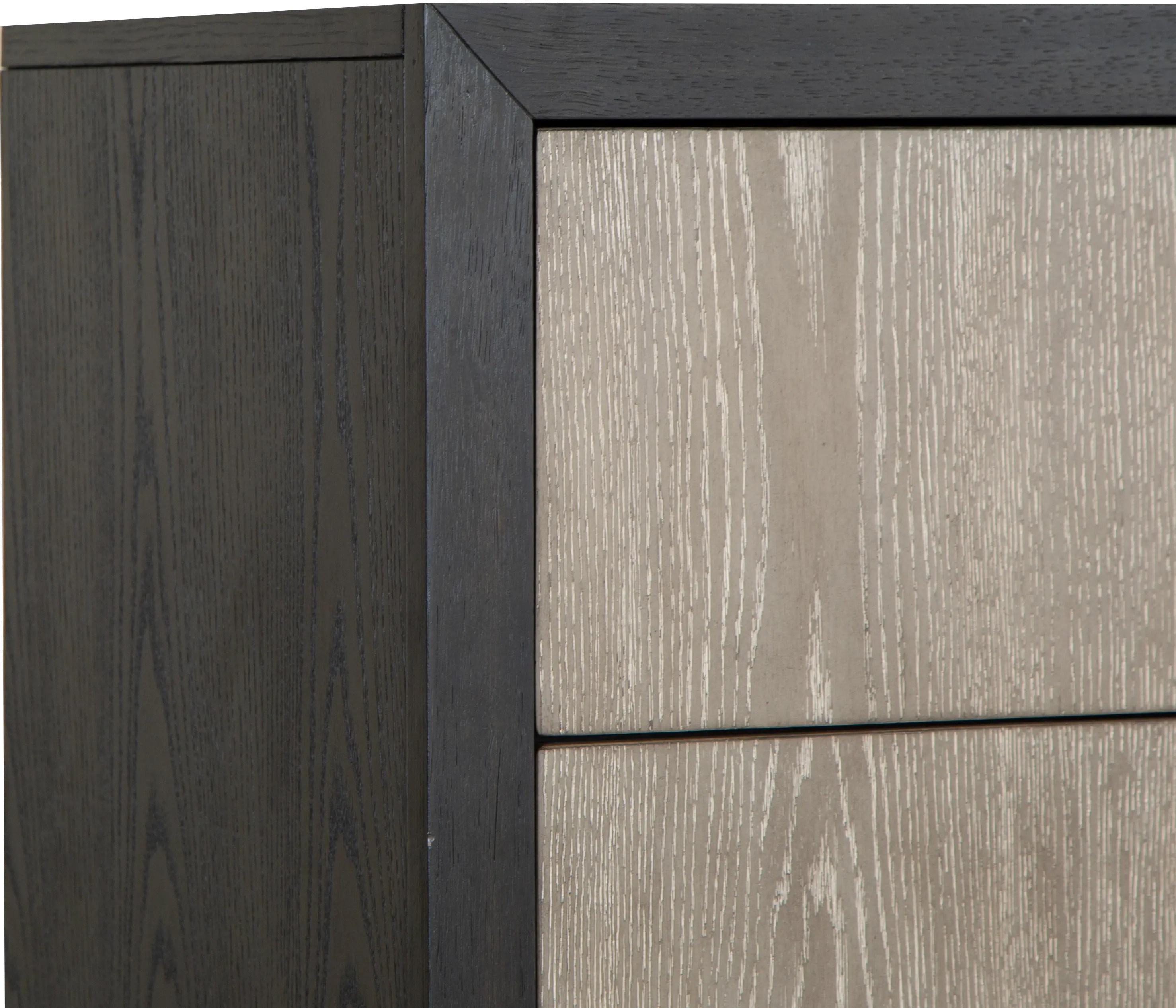 Ryker Black and Gray Chest of Drawers