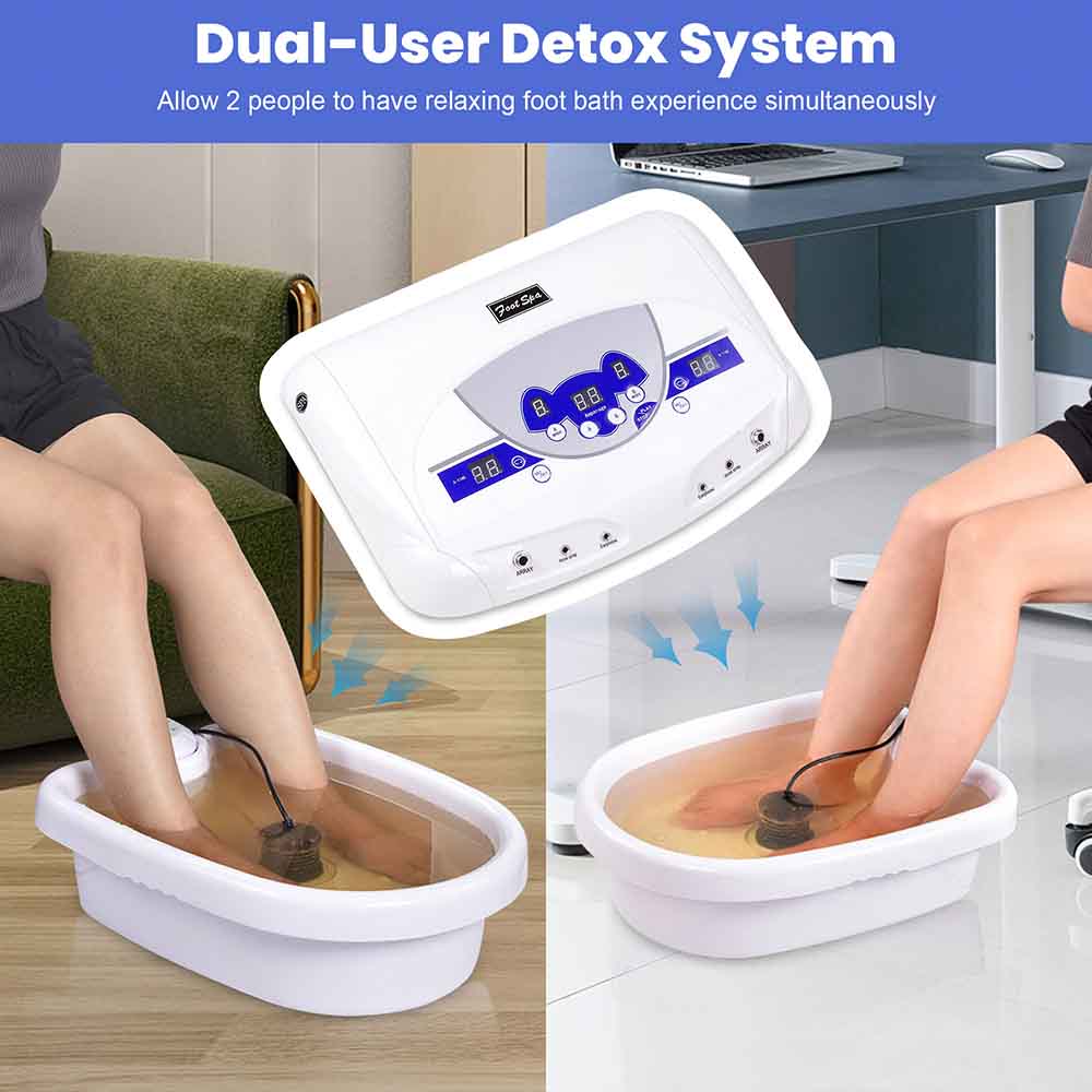 Yescom Dual Ionic Foot Spa Machine w/ Mp3 Music Player