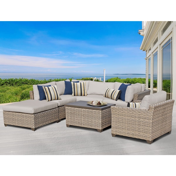 Monterey 07d 7piece Outdoor Wicker Patio Furniture Set