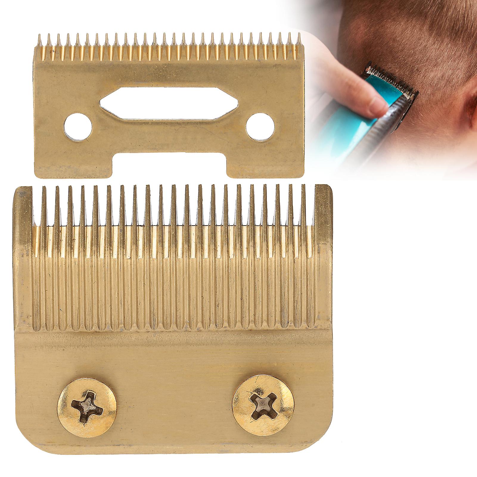 Hair Trimmer Replacement Blades Stainless Steel 2 Holes Clipper Blades For Wahl 8504