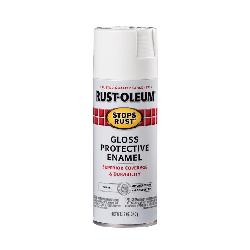 SPRYPAINT GLOSS WHT 12OZ