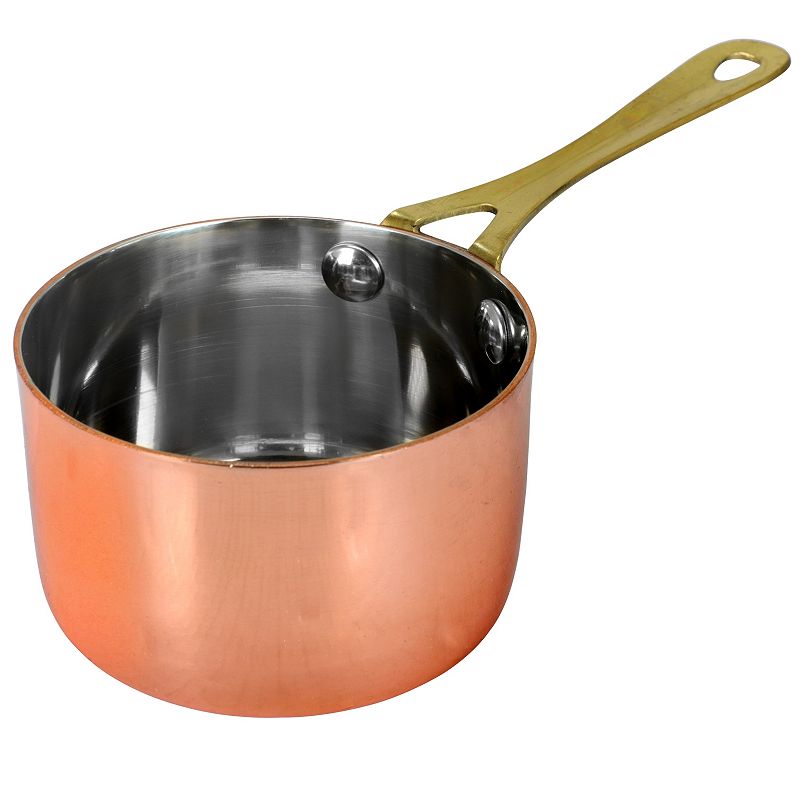 Gibson Rembrandt 3.3 Inch Mini Copper Plated Sauce Pan