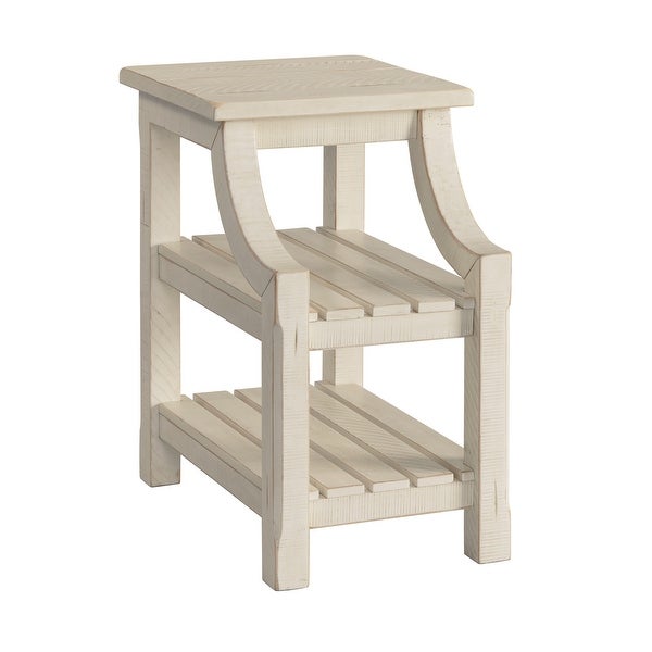 Barn Door Wood Chairside Table by Martin Svensson Home