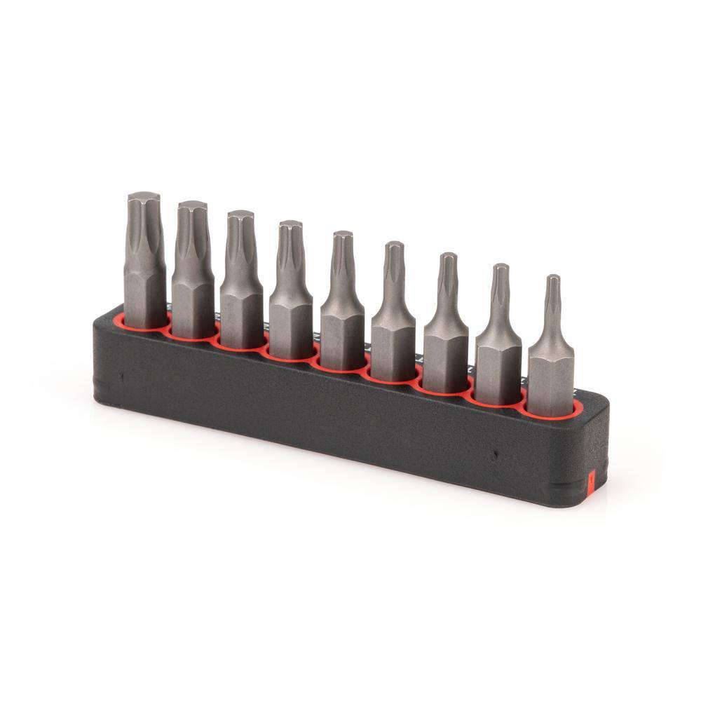 TEKTON 14 in. Star Bit Set with Rail (T7-T30) DZT93001