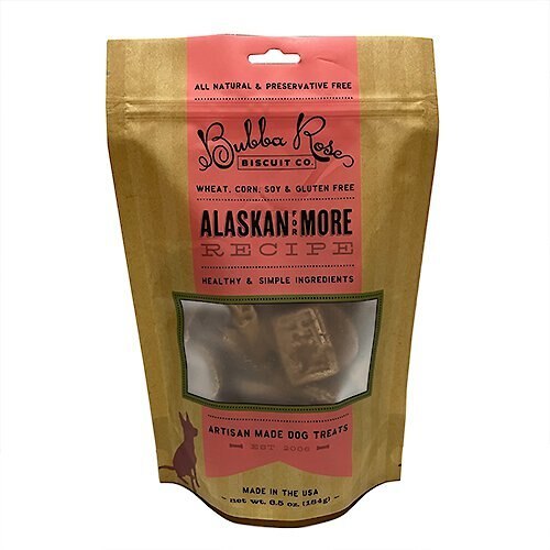 Bubba Rose Biscuit Co. Alaskan for More Dog Treats， 6.5-oz bag