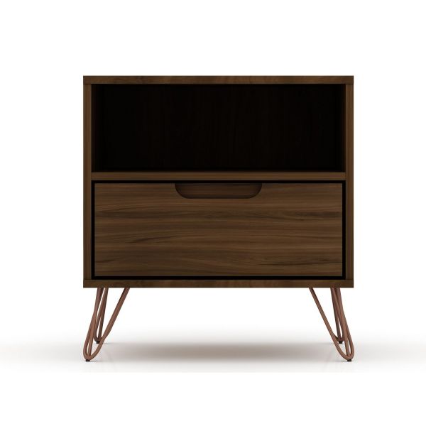 Rockefeller 1.0 Nightstand in Brown