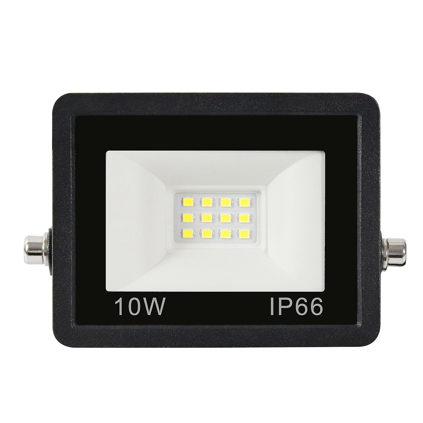 A C180-240v 10w 12leds Flood Light S-pot Lamp Outdoor Lighting Ip66 Water Resistance For Backyard Garden Driveway Patio Deck Fence