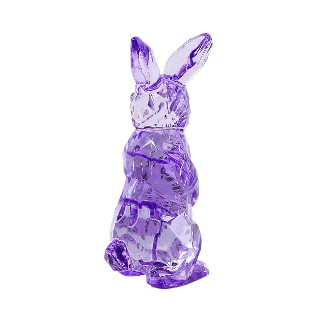 Crystal Expressions 3 5 x27 x27 Bunny Figurine S One Figurine 3 5 Inches Easter Translucent Rabbit Acrylic Multicolored