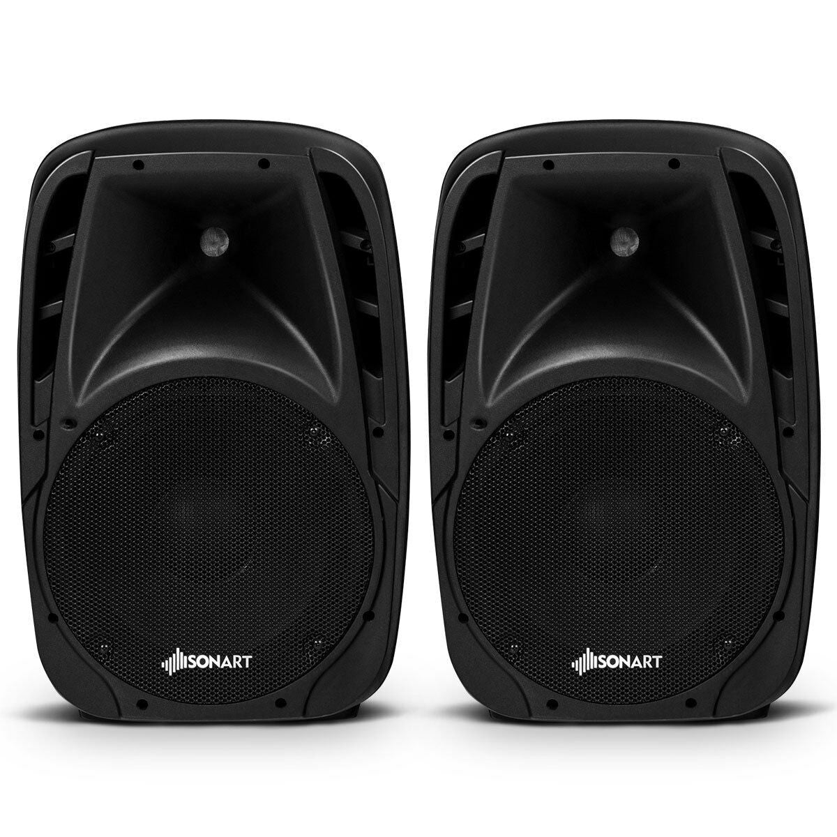 Costzon Portable 1600W 2-Way Powered PA Speaker System (2-Way)