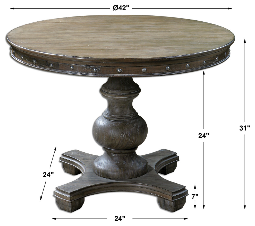 Sylvana Dining Table   Traditional   Side Tables And End Tables   by HedgeApple  Houzz