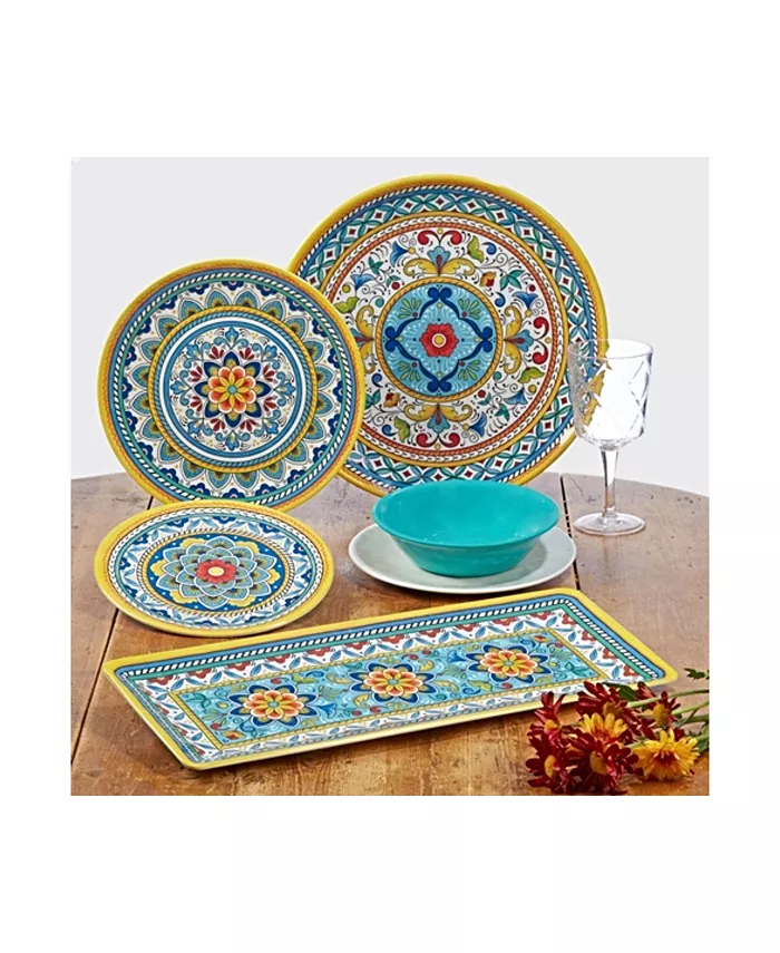 Certified International Portofino Melamine 6-Pc. Salad Plates