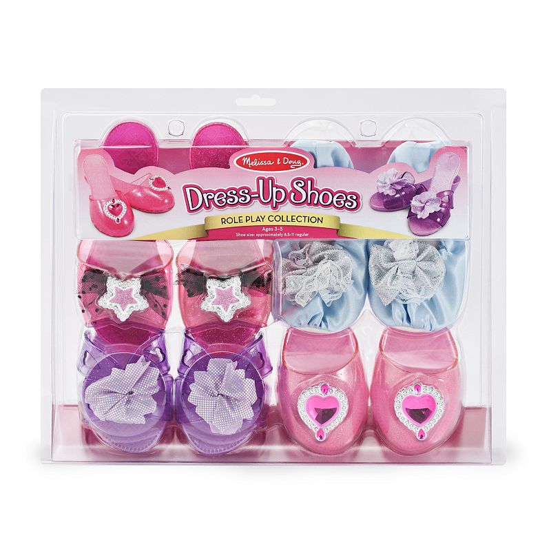 Melissa and Doug 4-pk. Dress-Up Shoes Role Play Set