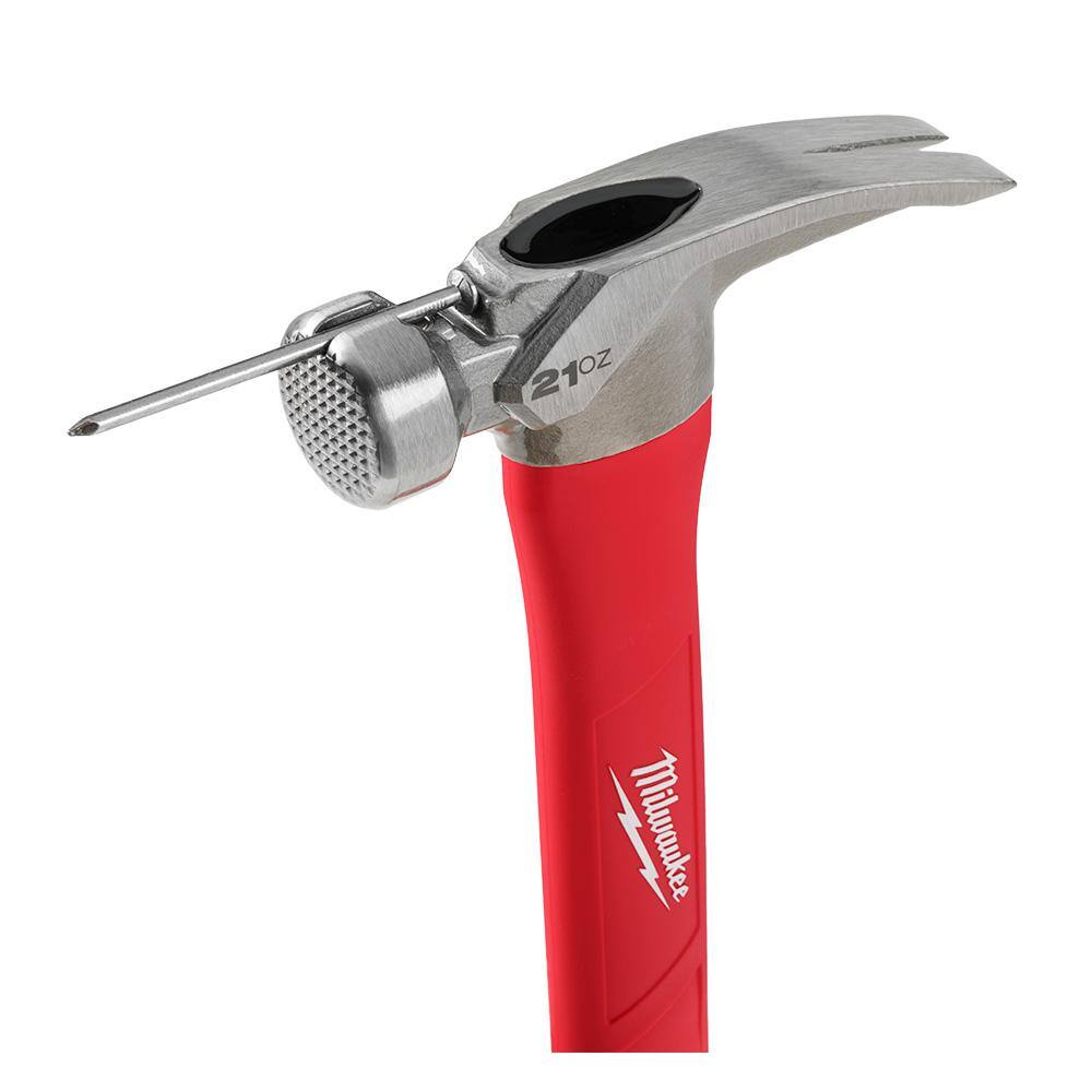 MW 21 oz. Milled Face Poly Handle Hammer 48-22-9320