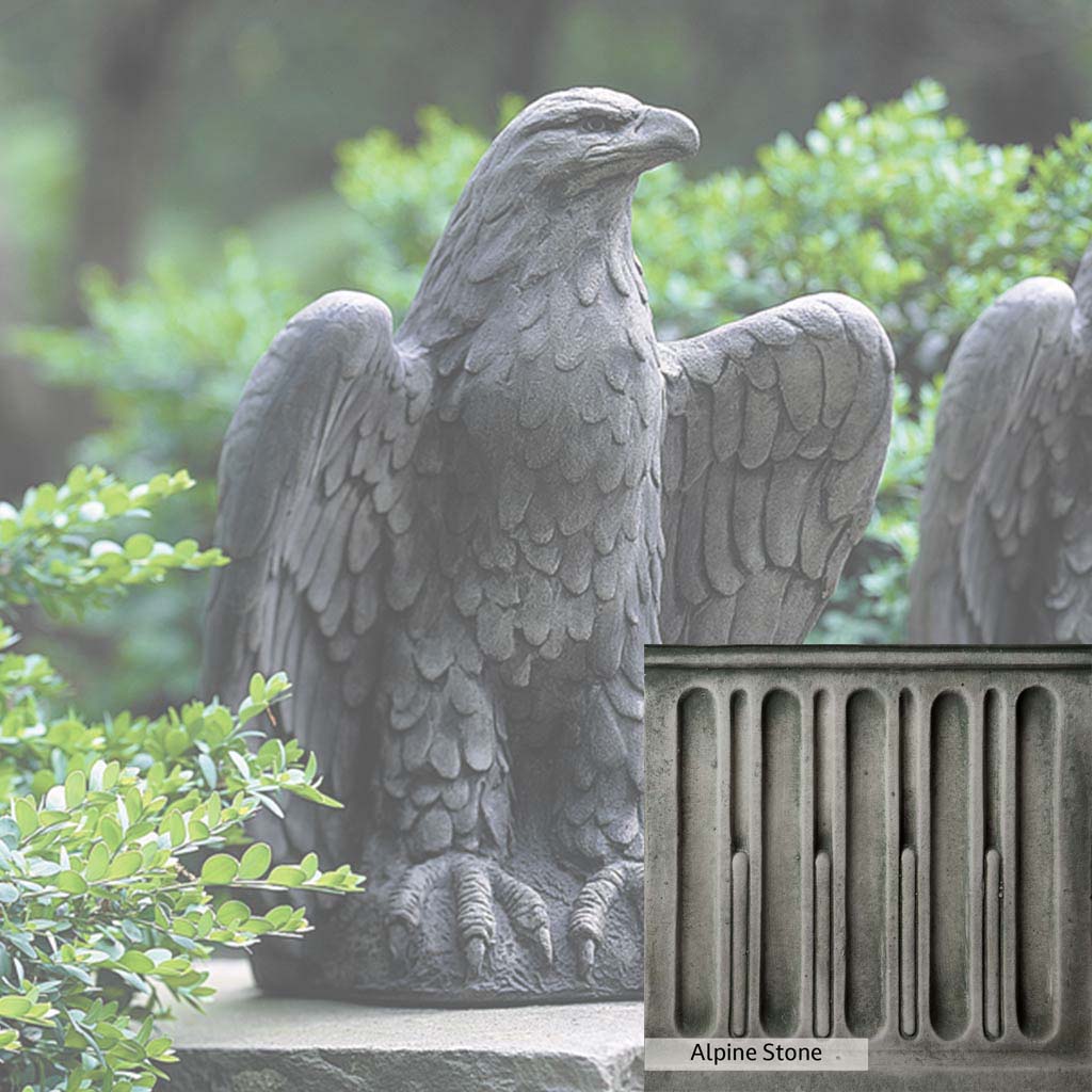 Campania International Eagle Looking Left Statue