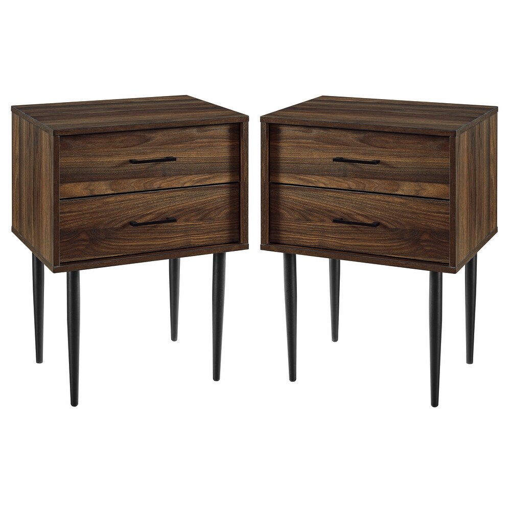 Middlebrook Notto Mid century Nightstand (Set of 2)