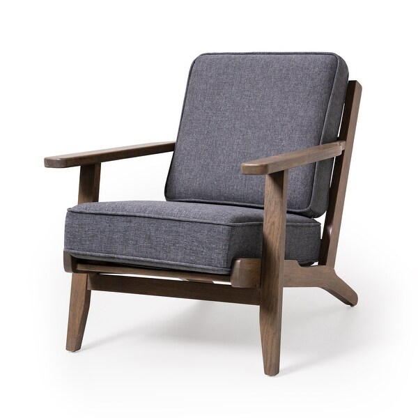 Pellebant Oak Mid-century Accent Lounge Chair