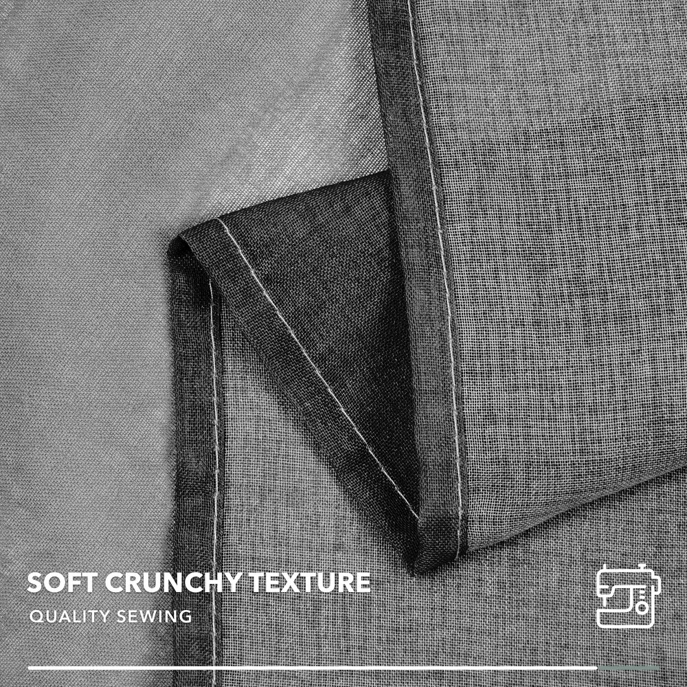 Deconovo Ombre Sheer Curtain Panel Pair(2 Panel)