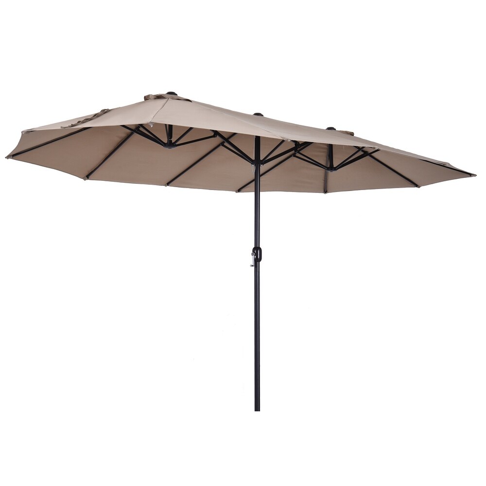 North Bend 15 foot Rectangular Market Umbrella by Havenside Home