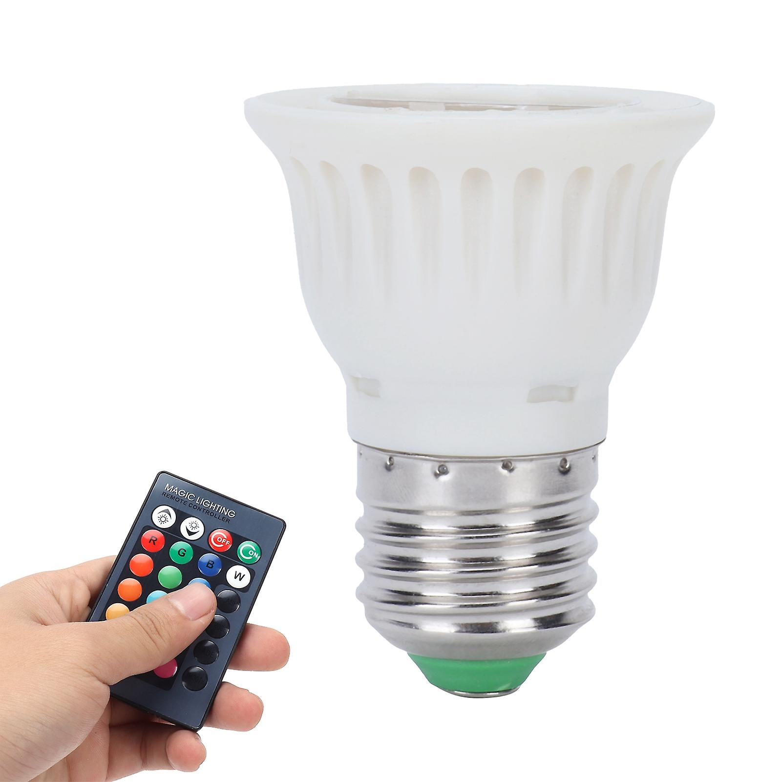 Rgbw Light Bulb 16 Colors Changing E27 Ambient Lighting With Remote Control 85265v