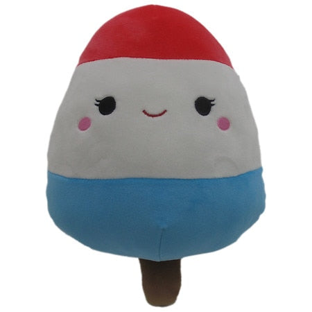 Squishmallows Oficial Kellytoy Food Squad Plush Toys Soft Plush Animal (8 Inch， Lelila Popsicle)