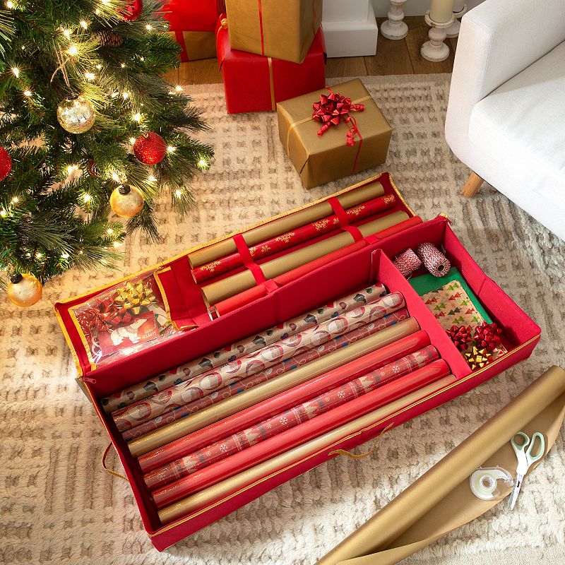 Simplify Holiday Gift Wrap Storage Tote