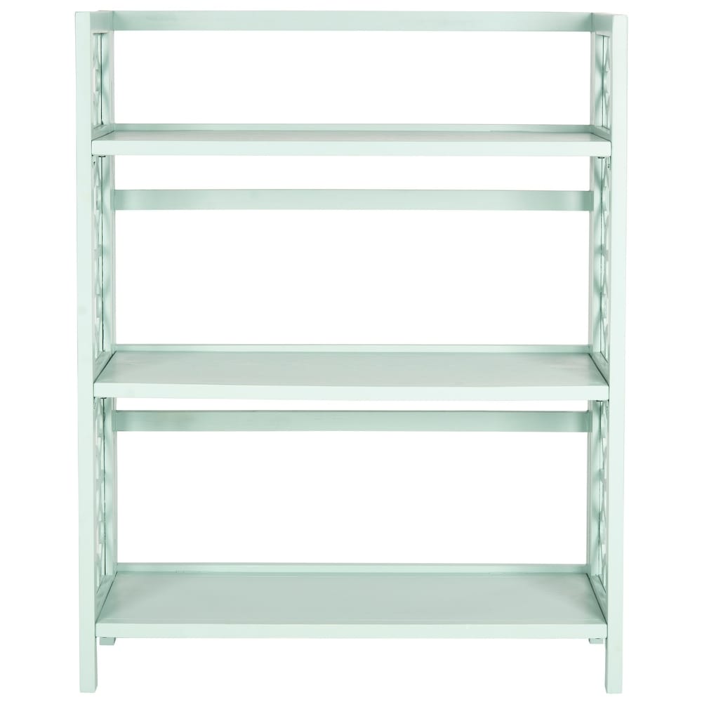 SAFAVIEH Natalie Celadon Low Bookcase   33.5\