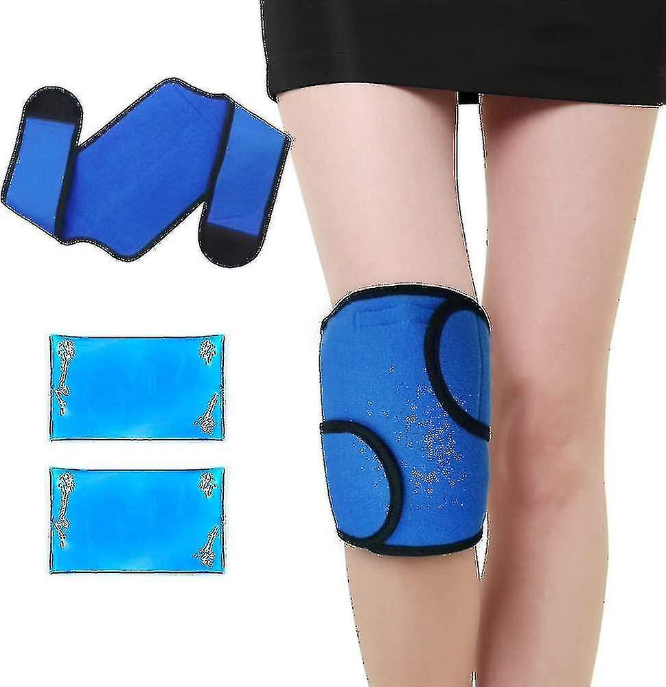 Knee Gel Ice Hot Cold Pack Wrap For Knee Replacement， Swelling， Sports Injuries