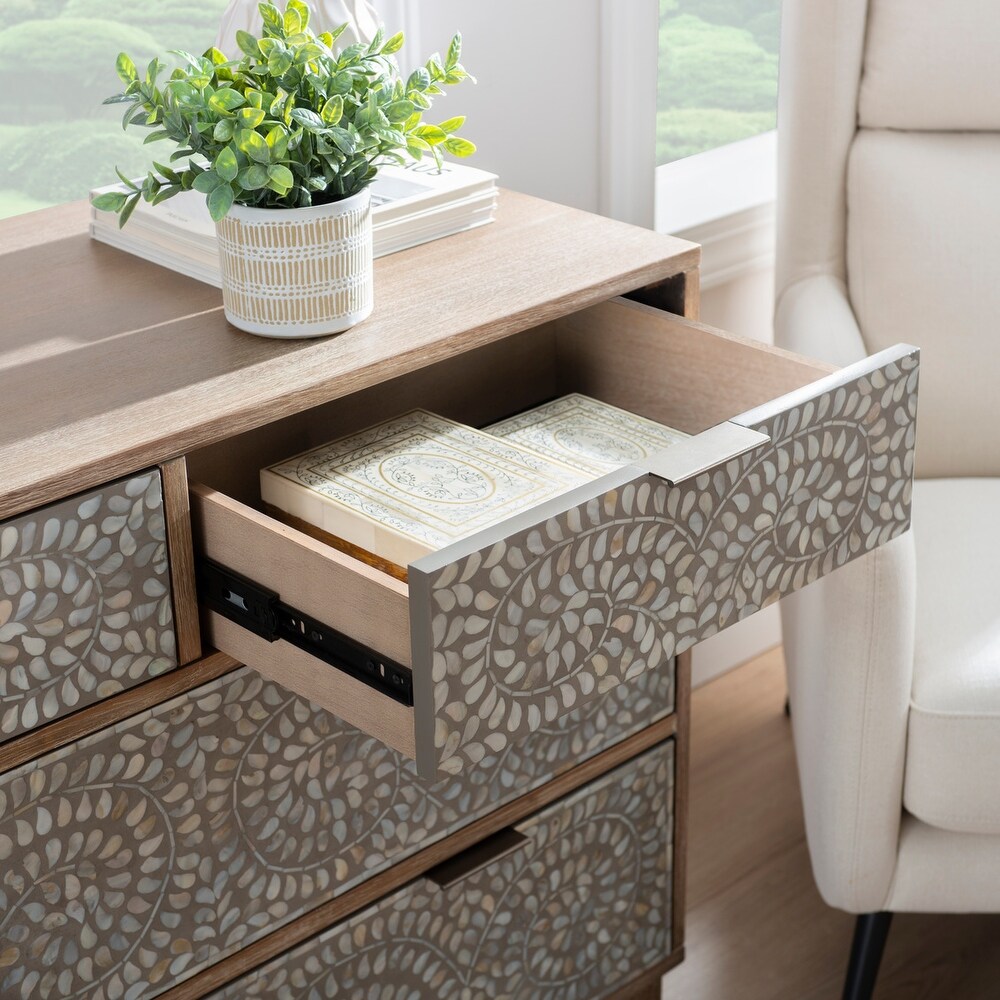 Clematis 4 Drawer Console