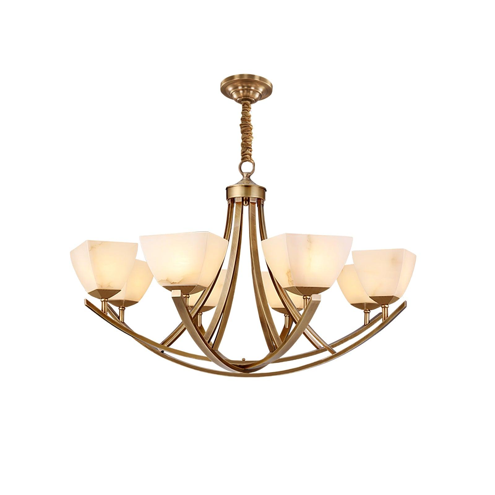 Dover Brass Chandelier