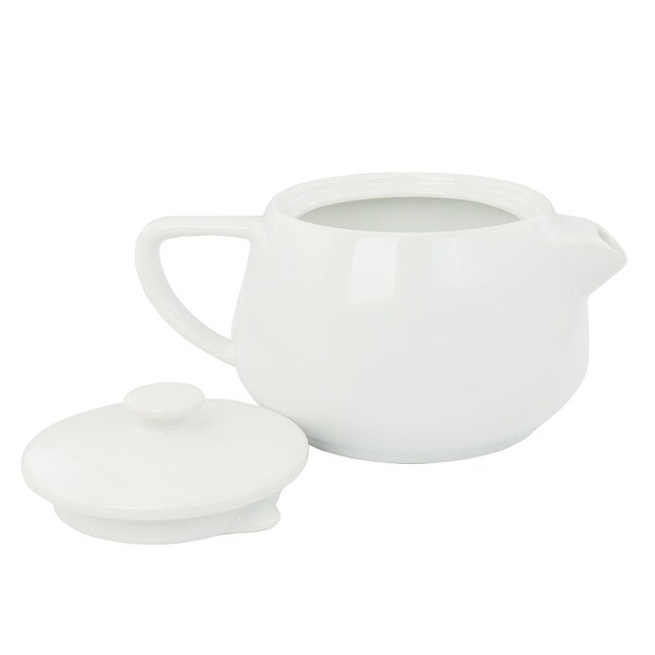 32 Ounce Porcelain Teapot With Lid in White