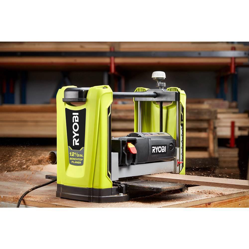 RYOBI 15 Amp 12-12 in. Corded Thickness Planer with Planer Knives Knife Removal Tool Hex Key and Dust Hood AP1305