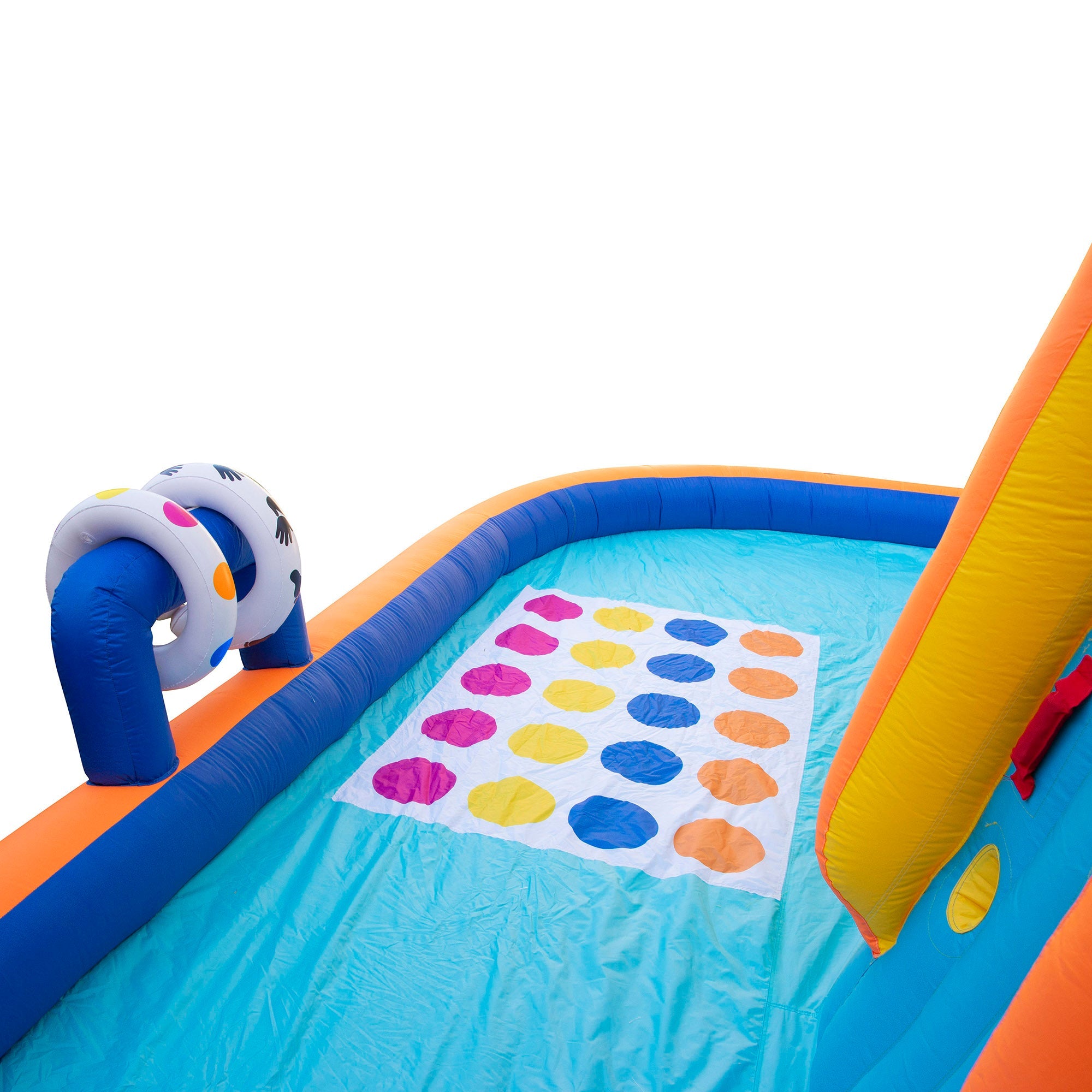 Banzai Inflatable Bouncer Slide, Twister, Limbo & Blower Game Park