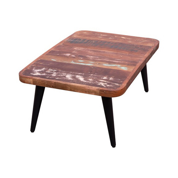 36 Rectangular Reclaimed Wood Coffee Table  Angled...