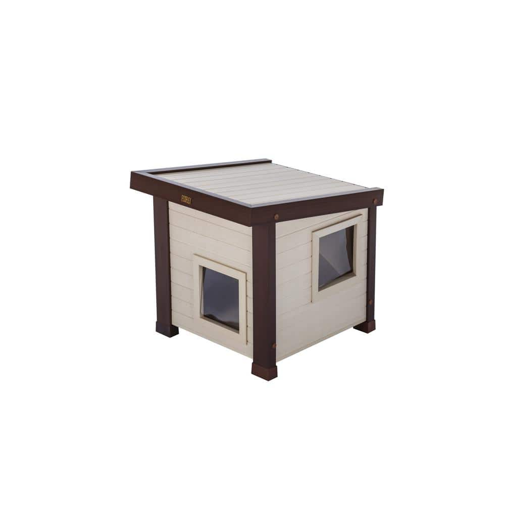 New Age Pet Small Outdoor Albany Feral Cat Shelter ECTH350