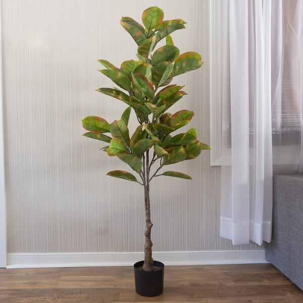 Artificial Rubber Plant