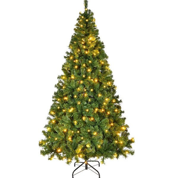 PreLit Artificial 7.5ft Christmas Tree with 450 Clear Incandescent Mini Lights