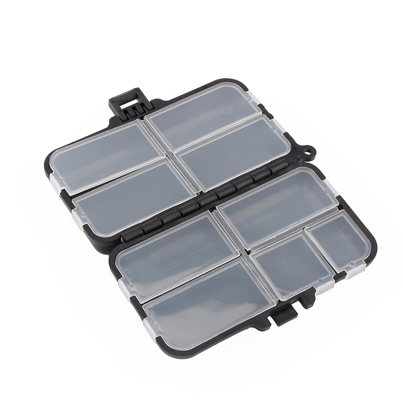 9 Compartments Plastic Box Of Rigs Hooks Hooks Baits For Fishing