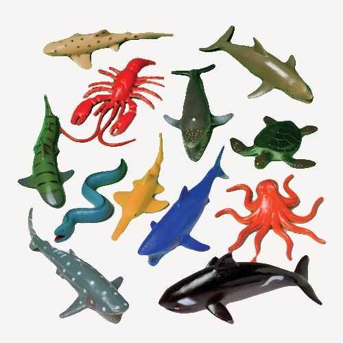 U.S. Toy 1605 3 inch Sea Animals