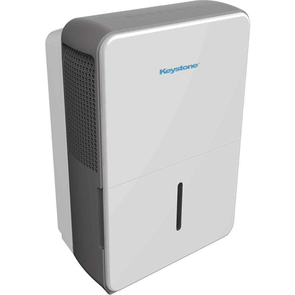 Keystone Energy Star 35Pint Dehumidifier for up to 3000 SqFt LED Display Timer Portable wWheels AutoShutoff