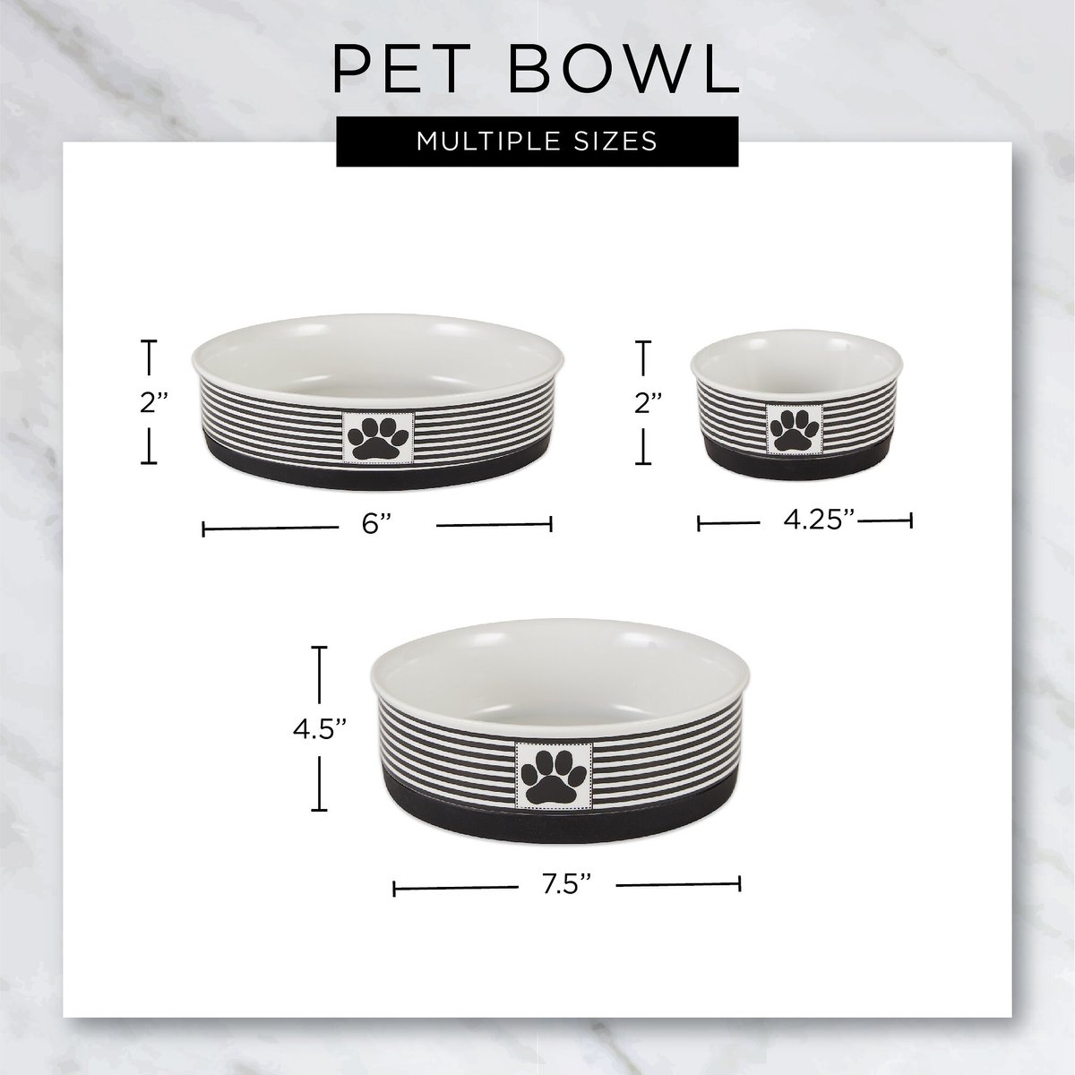 Bone Dry Show Set Dog Bowl