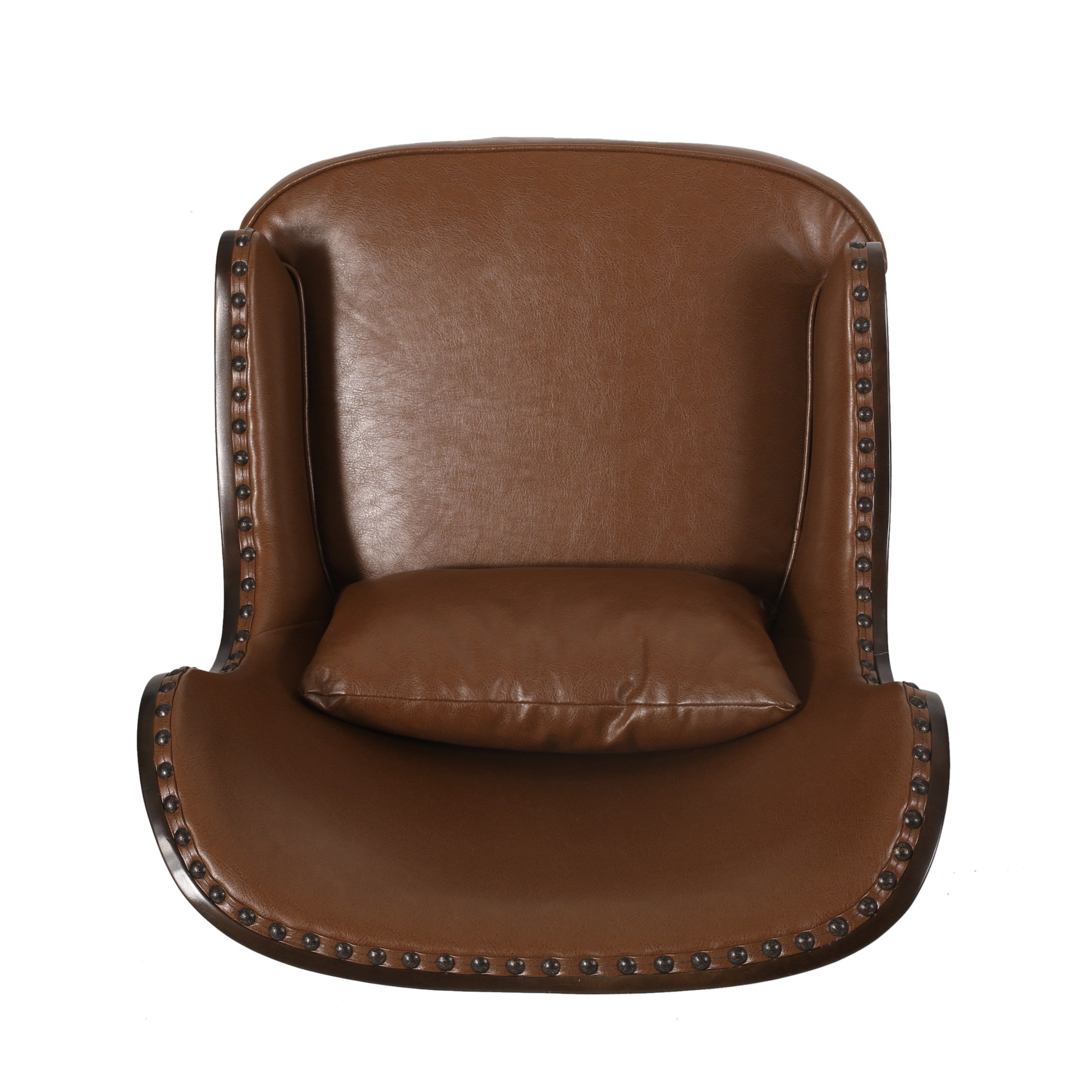 Jett Contemporary Upholstered Accent Chair with Nailhead Trim