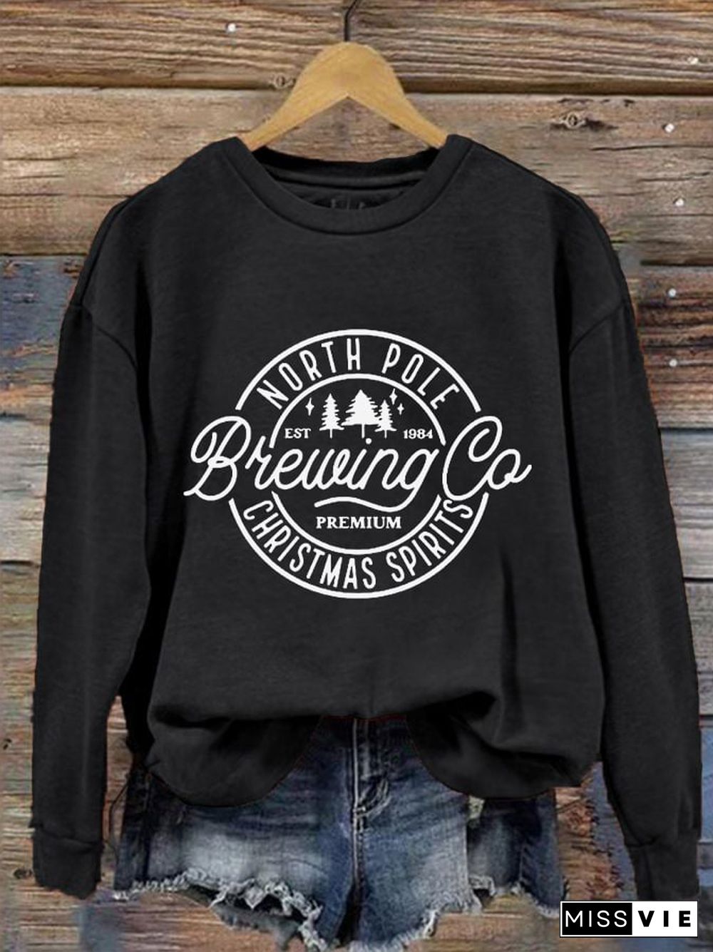 Women's North Pole Brewing Co Printed Sweatshirt