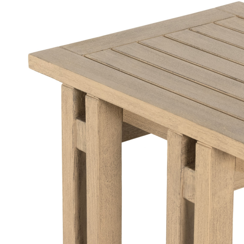 Boone Outdoor End Table   Transitional   Outdoor Side Tables   by Marco Polo Imports  Houzz