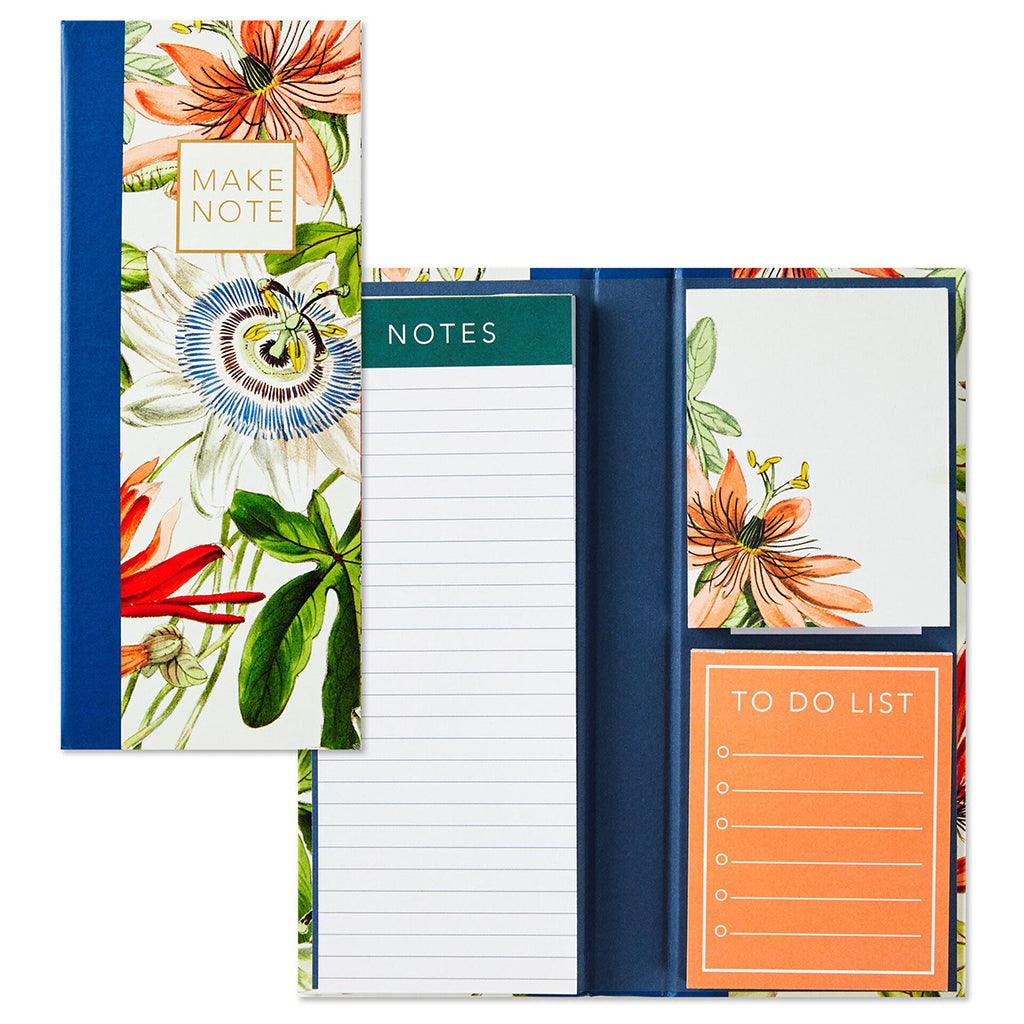 Hallmark  Modern Floral Folio and Memo Pad Set