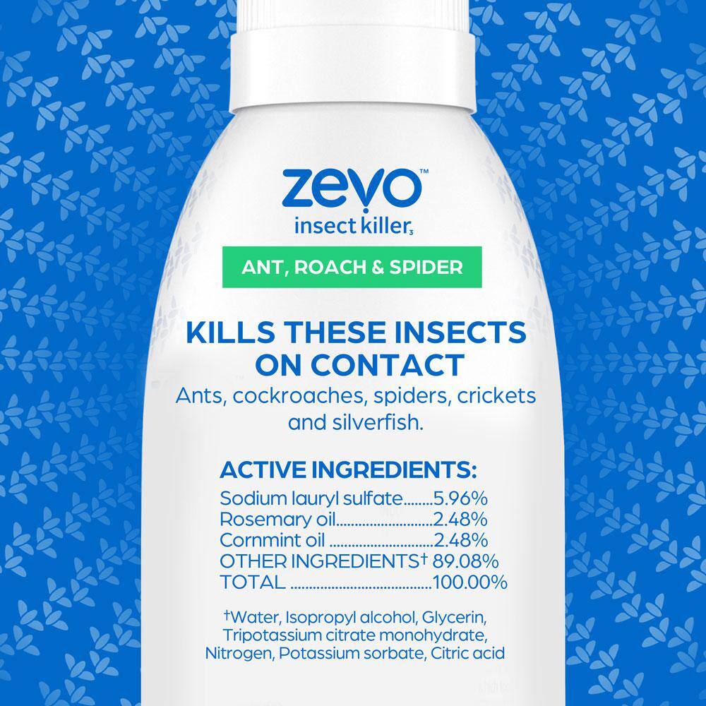 ZEVO 10 oz. Ant Roach and Spider Insect Killer Aerosol Spray 081813501752