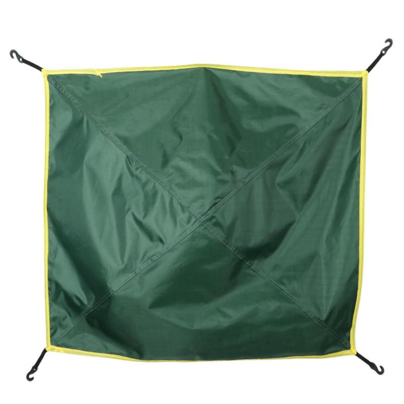 2xOutdoor Camping Rainfly Tent Tarp Tent Protection Accessory Green