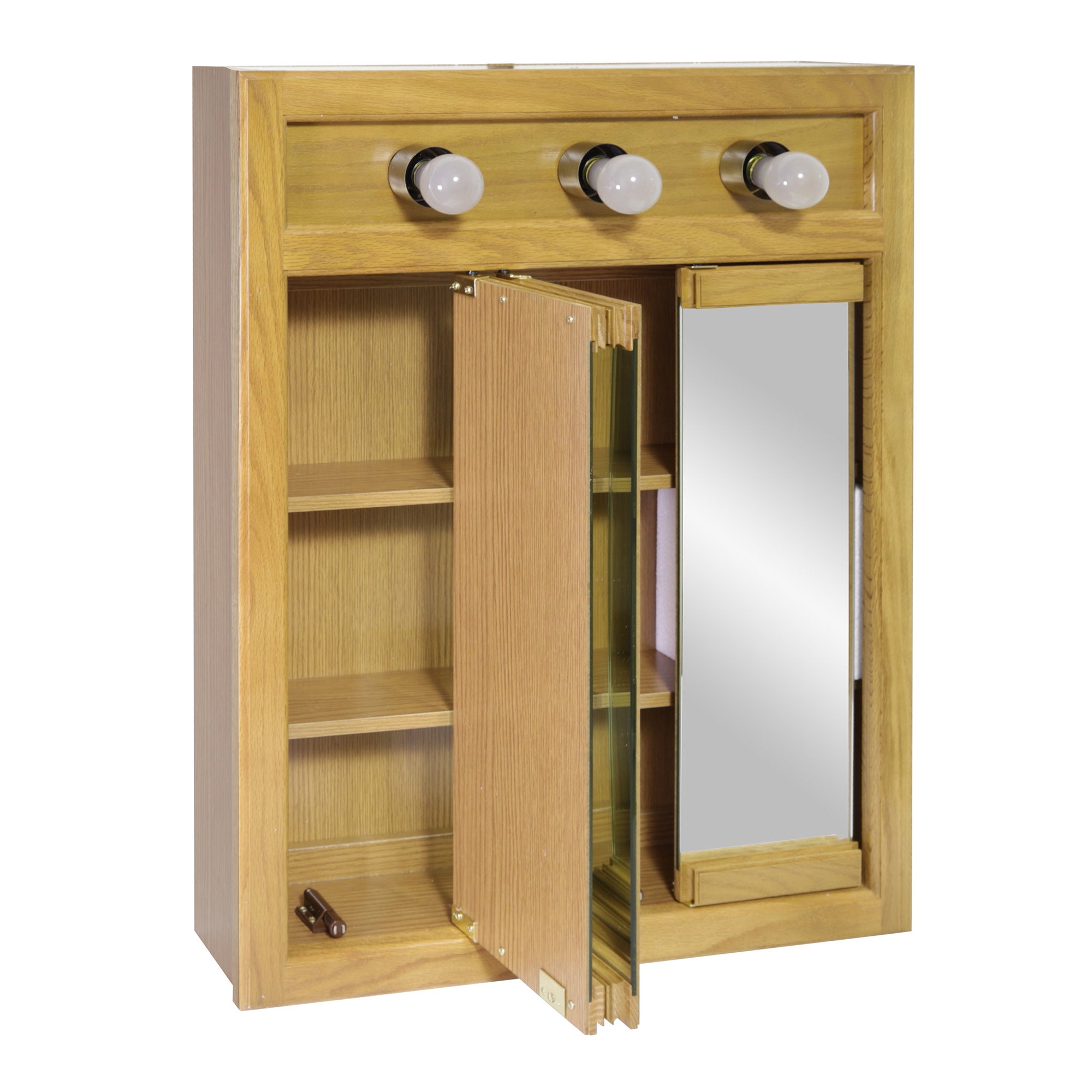 Design House Richland 24-Inch Medicine Cabinet in Nutmeg Oak