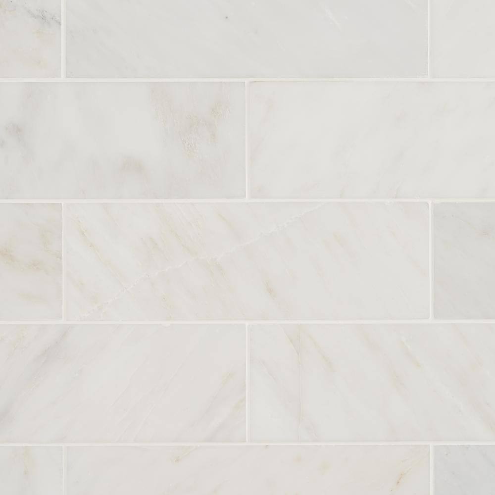 Ivy Hill Tile Oriental 4 in. x 12 in. x 8 mm Marble Floor and Wall Subway Tile (15 pieces 5 sq.ft.Box) EXT3RD100235