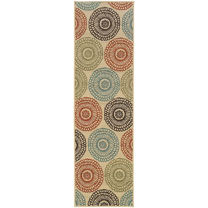 StyleHaven Montgomery Medallion Indoor Outdoor Rug