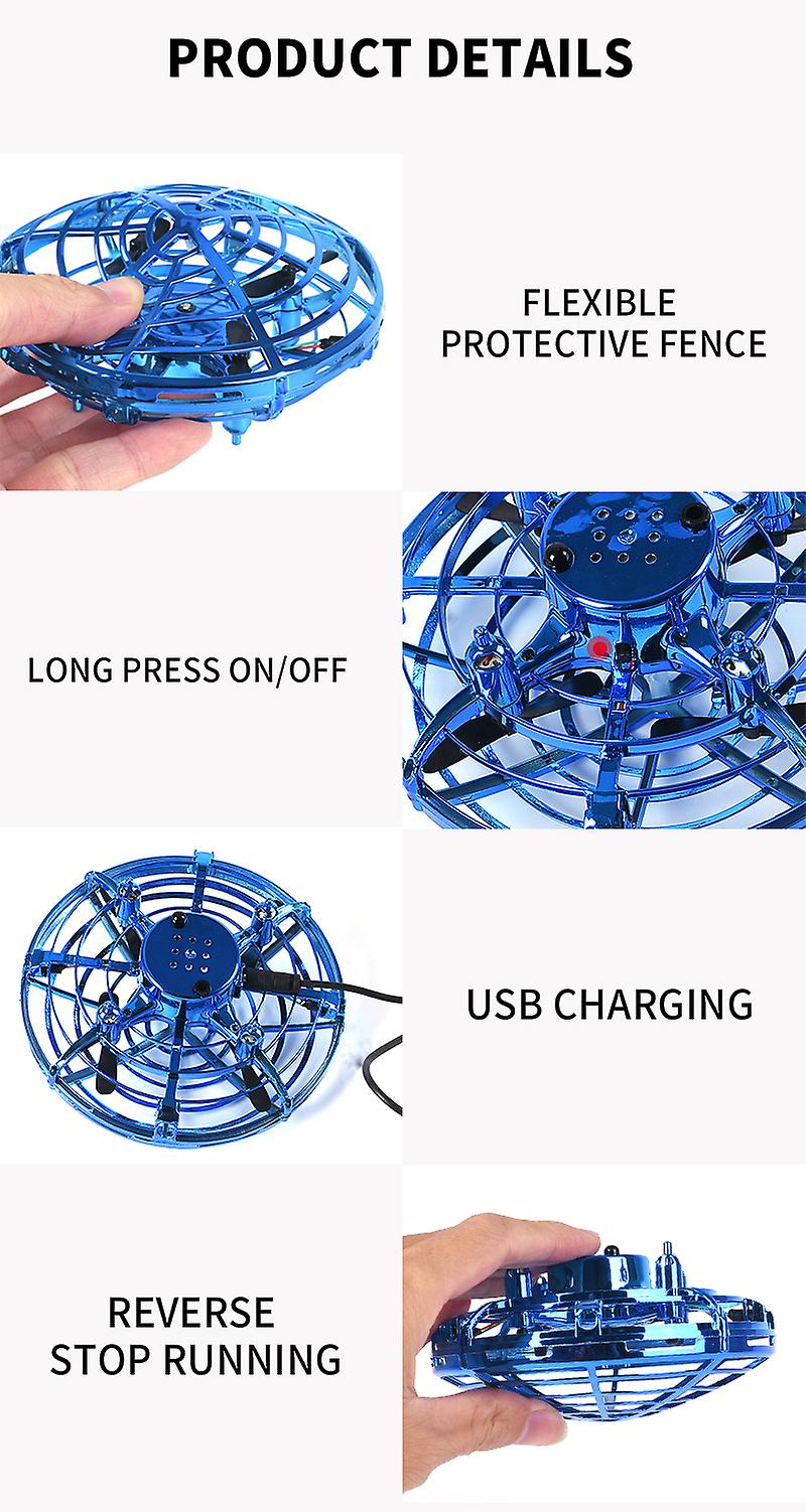 Mini Ufo Rc Drone Infraed Hand Sensing Induction Helicopter Model Electric Portable Quadcopter Flayaball Drohne Toys For Kids